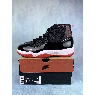 Air Jordan 11 Retro Bred 378037-061-2 Black/White/Varsity Red Sneakers