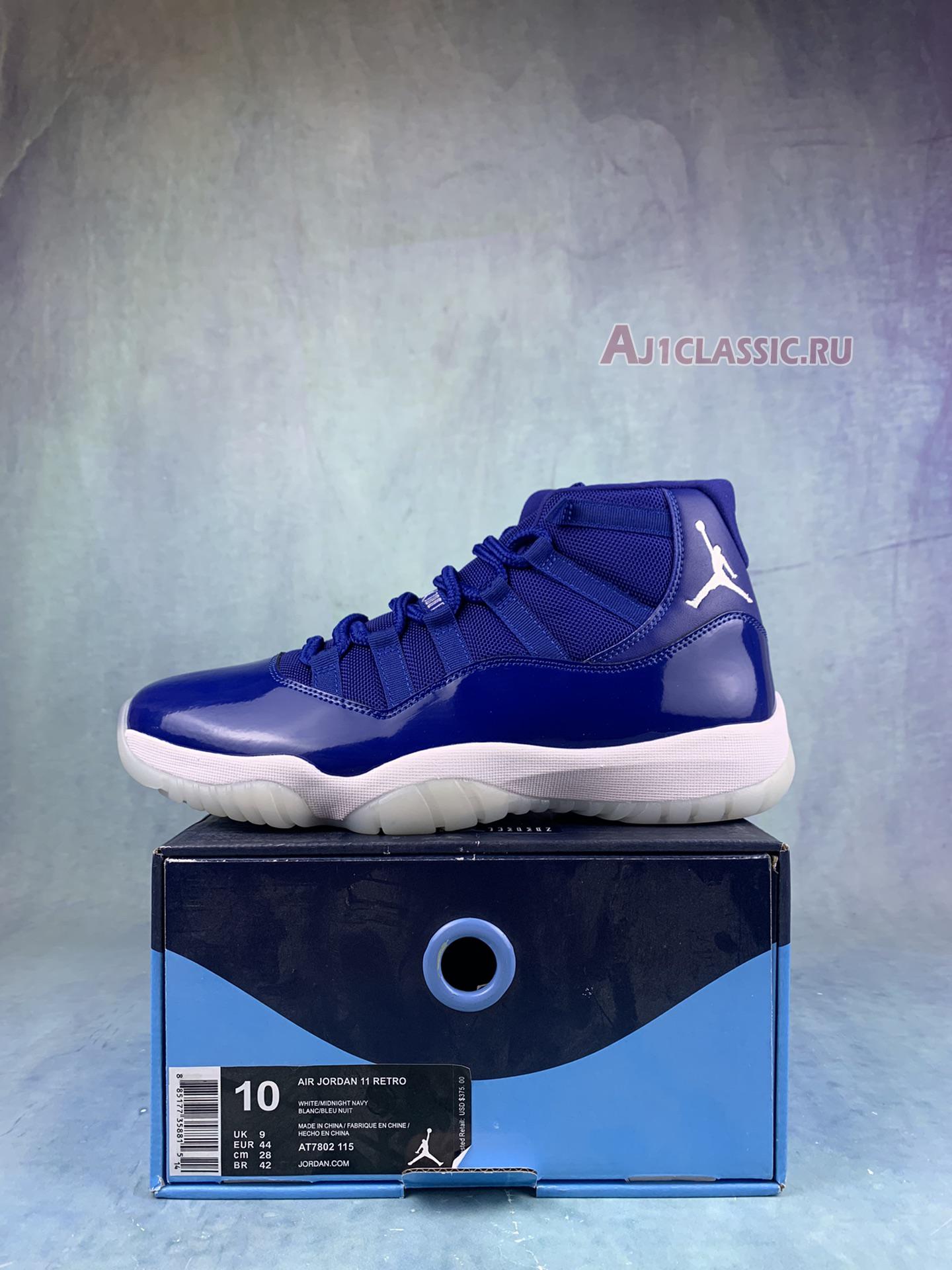 New Air Jordan 11 Retro "Royal Blue" AT7802-115 Shoes