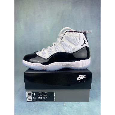 Air Jordan 11 Retro Concord 378037-100-2 White/Black-Dark Concord Mens Womens Shoes