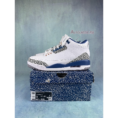 Air Jordan 3 Retro Washington Wizards CT8532-148 White/Metallic Copper/True Blue/Cement Grey Sneakers