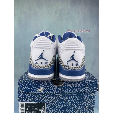 Air Jordan 3 Retro Washington Wizards CT8532-148 White/Metallic Copper/True Blue/Cement Grey Mens Womens Shoes