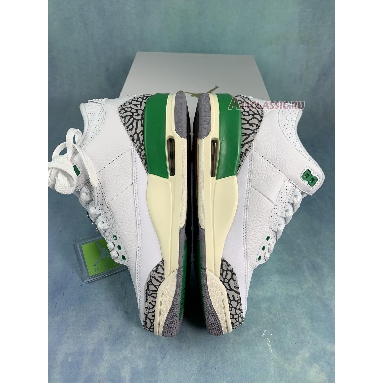 Air Jordan 3 Retro Lucky Green CK9246-136 White/Lucky Green/Varsity Red/Cement Grey/Sail Mens Womens Shoes