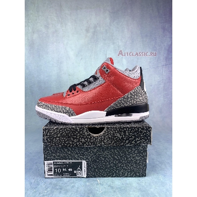 Air Jordan 3 Retro SE Unite CK5692-600-2 Fire Red/Fire Red/Cement Grey/Black Sneakers