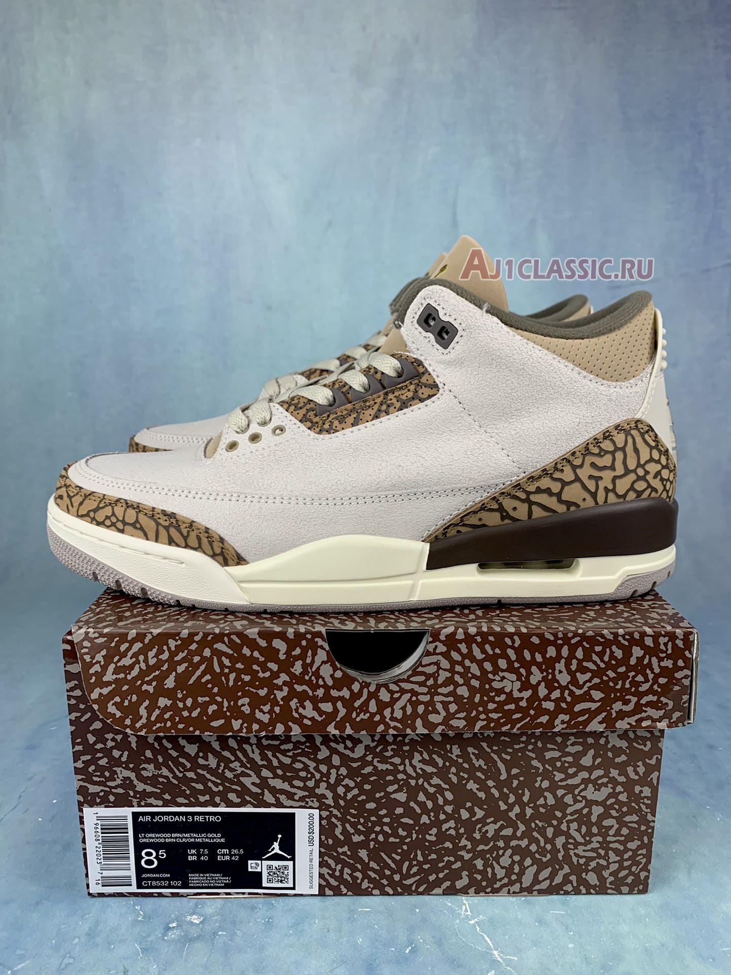 New Air Jordan 3 Retro "Palomino" CT8532-102 Shoes