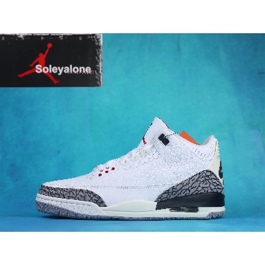 Air Jordan 3 Retro White Cement Reimagined DN3707-100 Summit White/Fire Red/Black/Cement Grey Mens Womens Shoes