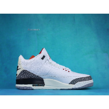 Air Jordan 3 Retro White Cement Reimagined DN3707-100 Summit White/Fire Red/Black/Cement Grey Mens Womens Shoes