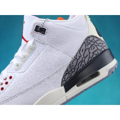 Air Jordan 3 Retro White Cement Reimagined DN3707-100 Summit White/Fire Red/Black/Cement Grey Mens Womens Shoes