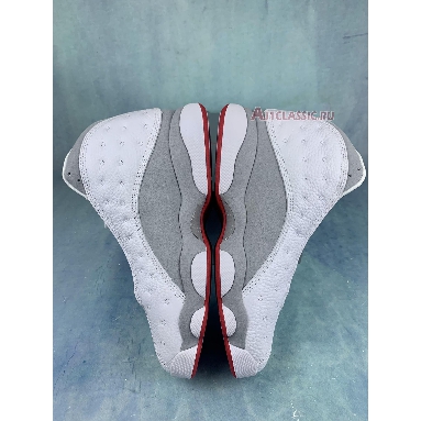 Air Jordan 13 Retro White Wolf Grey 414571-160 White/True Red/Wolf Grey Mens Womens Shoes