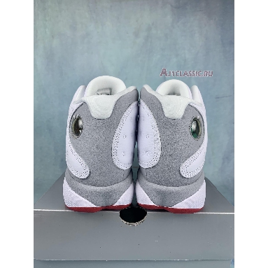 Air Jordan 13 Retro White Wolf Grey 414571-160 White/True Red/Wolf Grey Mens Womens Shoes