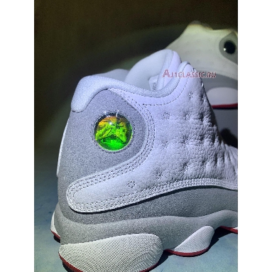 Air Jordan 13 Retro White Wolf Grey 414571-160 White/True Red/Wolf Grey Mens Womens Shoes