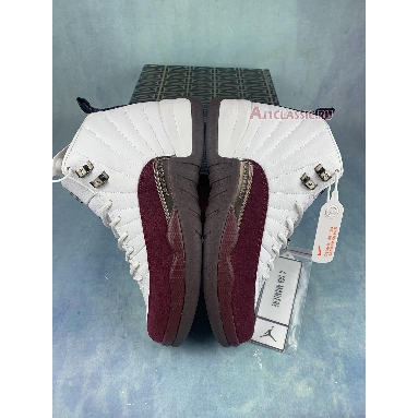 A Ma Maniere x Air Jordan 12 Retro SP White DV6989-100 White/Black/Burgundy Crush Sneakers