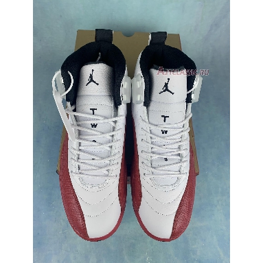 Air Jordan 12 Retro Cherry CT8013-116 White/Black-Varsity Red Mens Womens Shoes