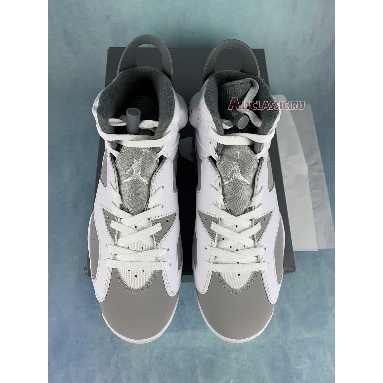 Air Jordan 6 Retro Cool Grey CT8529-100 White/Medium Grey/Cool Grey Mens Womens Shoes