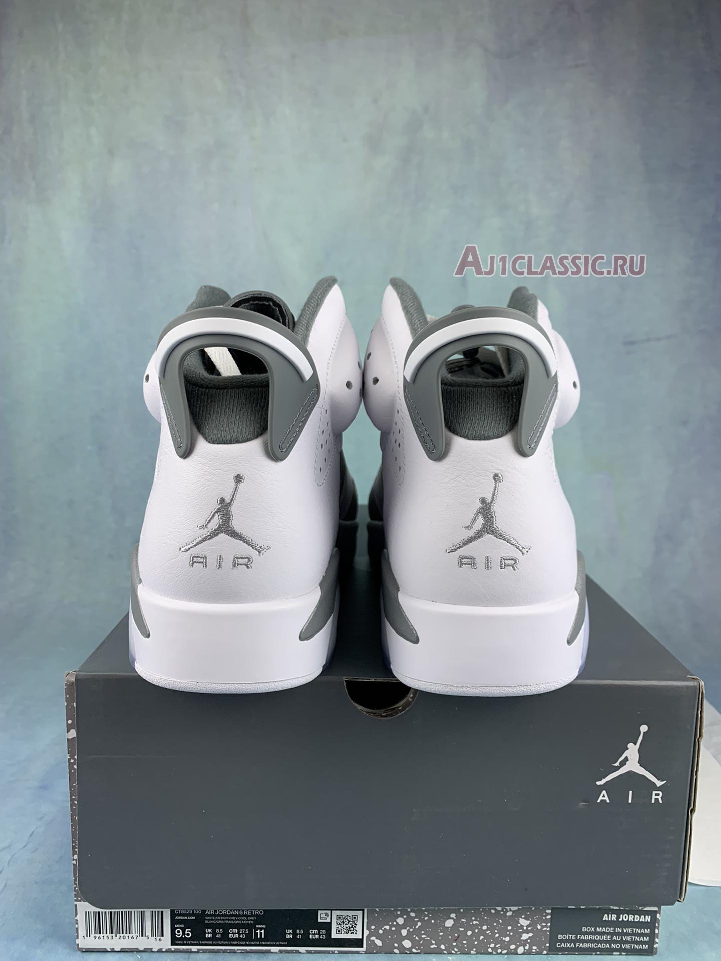 New Air Jordan 6 Retro "Cool Grey" CT8529-100 Shoes