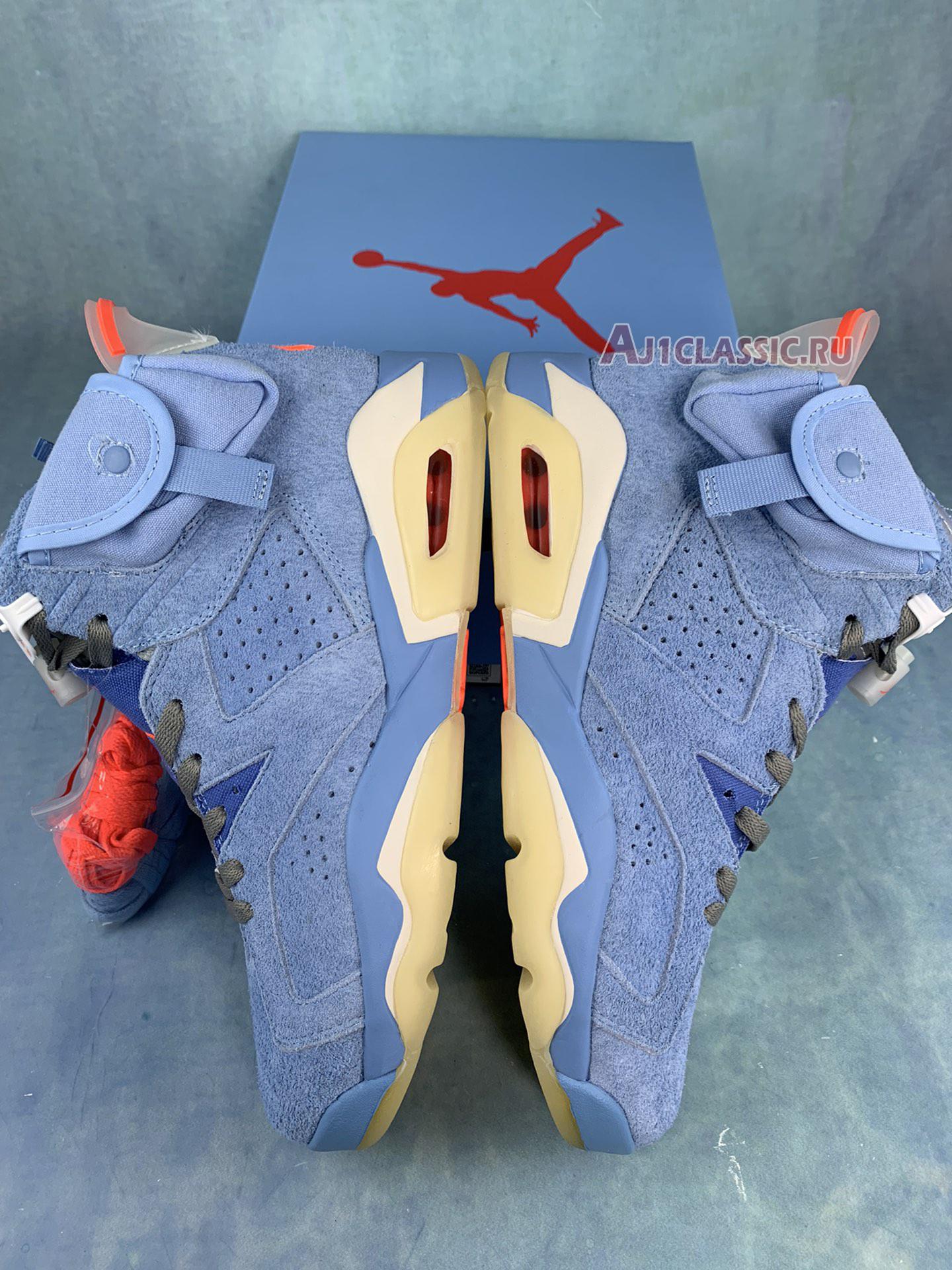 New Travis Scott x Air Jordan 6 "Houston Oilers" DH0690-400-2 Shoes