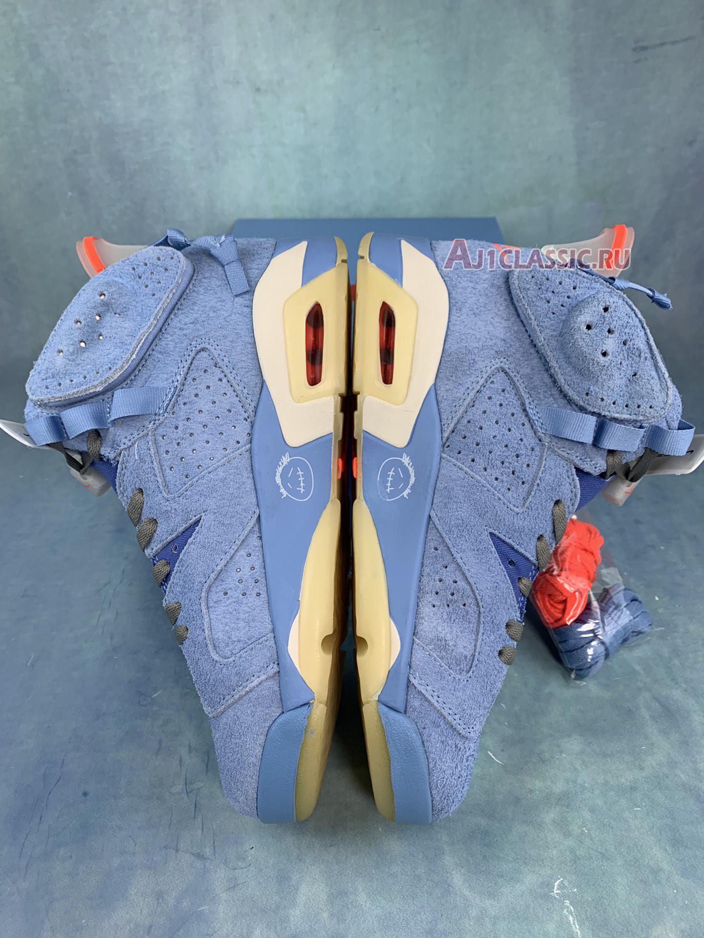 New Travis Scott x Air Jordan 6 "Houston Oilers" DH0690-400-2 Shoes