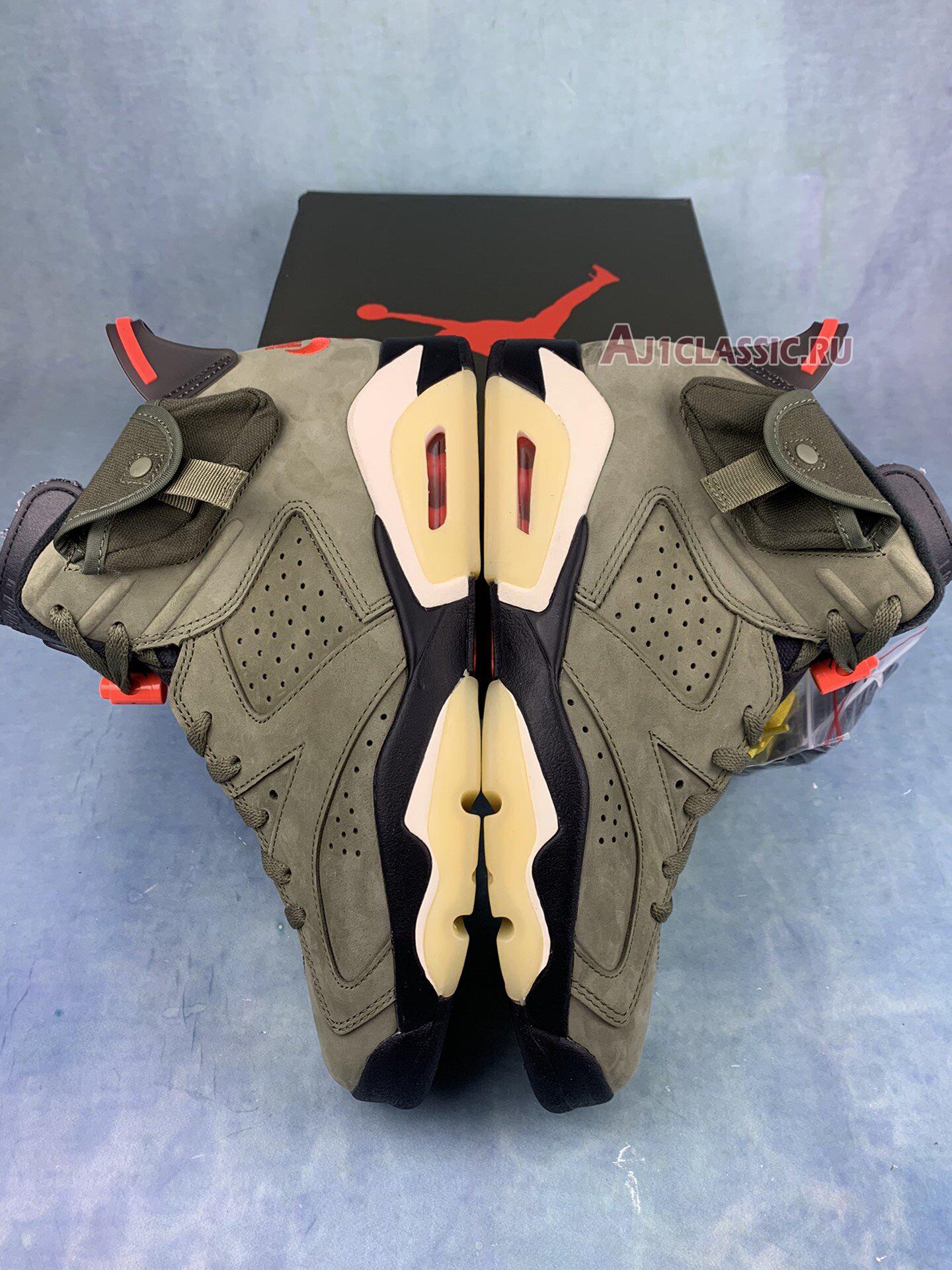 Travis Scott x Air Jordan 6 Retro "Olive" CN1084-200-2