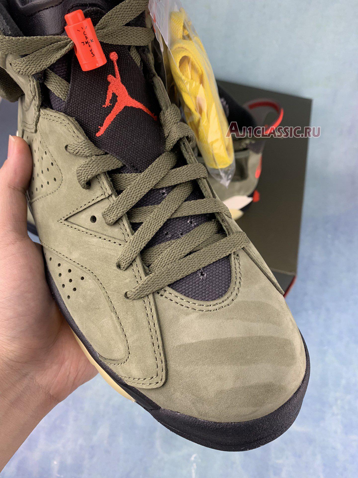 Travis Scott x Air Jordan 6 Retro "Olive" CN1084-200-2