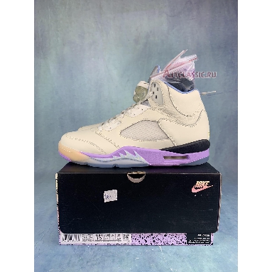 DJ Khaled x Air Jordan 5 Sail DV4982-175-2 Sail/Washed Yellow-Violet Star Mens Womens Shoes