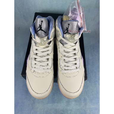 DJ Khaled x Air Jordan 5 Sail DV4982-175-2 Sail/Washed Yellow-Violet Star Mens Womens Shoes