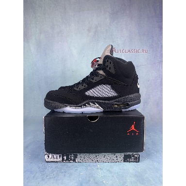 Air Jordan 5 OG Metallic 2016 845035-003 Black/Metallic Silver Sneakers