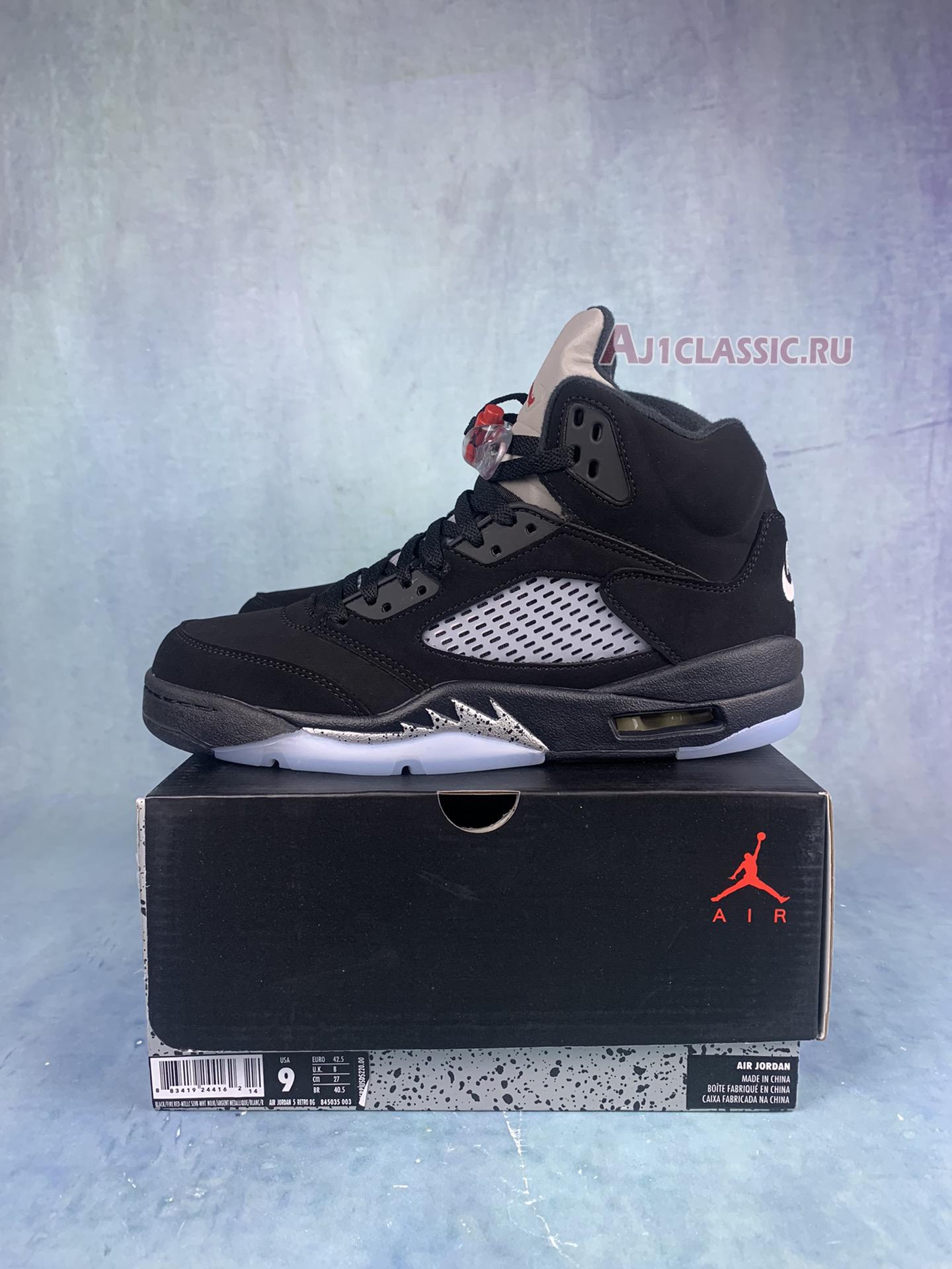 New Air Jordan 5 OG "Metallic" 2016 845035-003 Shoes