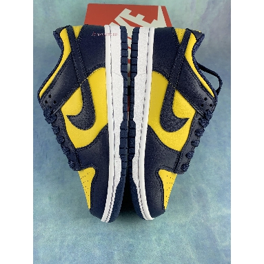 Nike Dunk Low Michigan DD1391-700-2 Varsity Maize/Midnight Navy/White Mens Womens Shoes