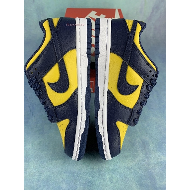 Nike Dunk Low Michigan DD1391-700-2 Varsity Maize/Midnight Navy/White Mens Womens Shoes