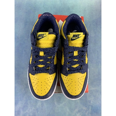 Nike Dunk Low Michigan DD1391-700-2 Varsity Maize/Midnight Navy/White Mens Womens Shoes