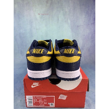 Nike Dunk Low Michigan DD1391-700-2 Varsity Maize/Midnight Navy/White Mens Womens Shoes