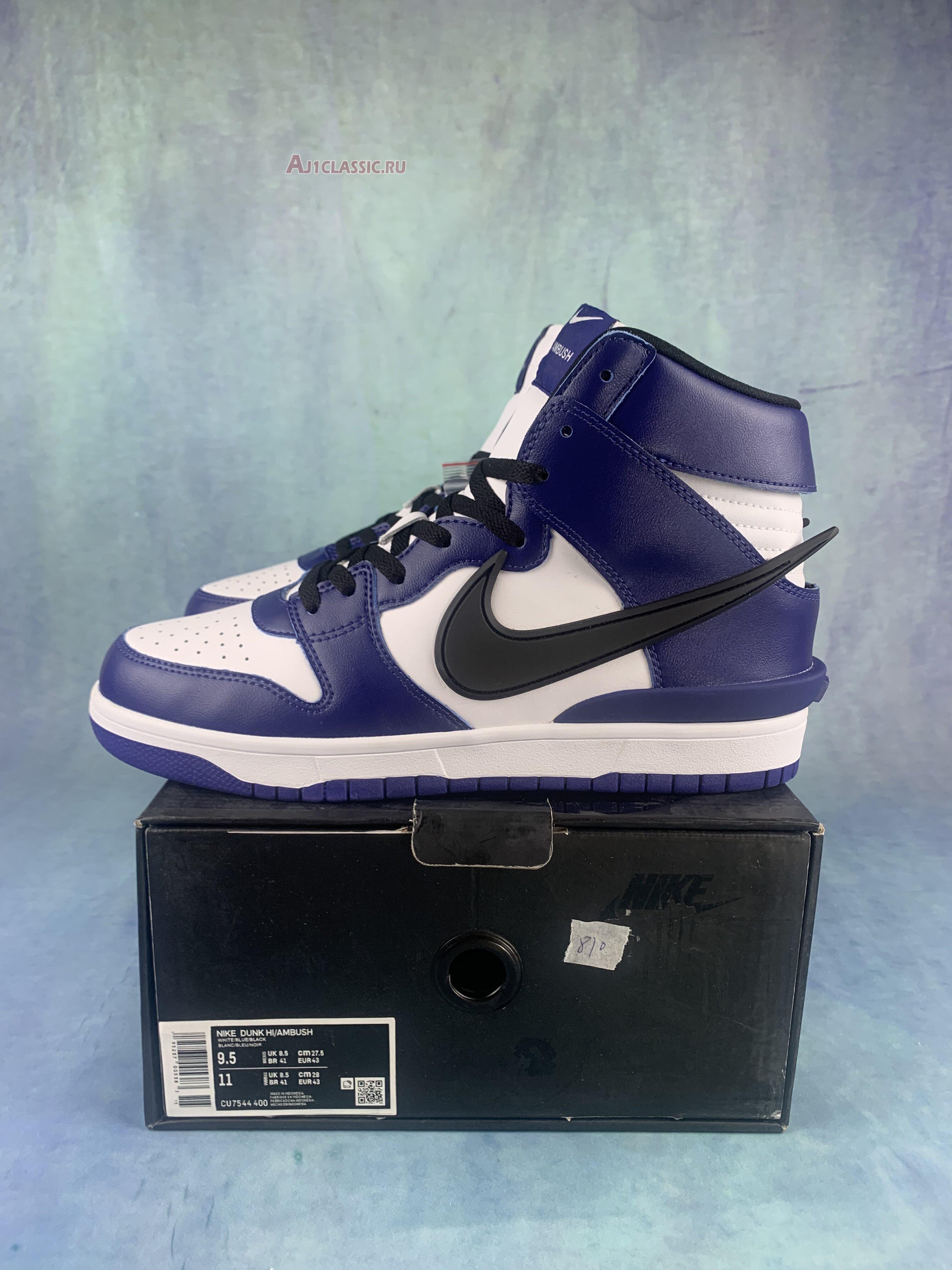 New AMBUSH x Nike Dunk High "Deep Royal" CU7544-400-2 Shoes