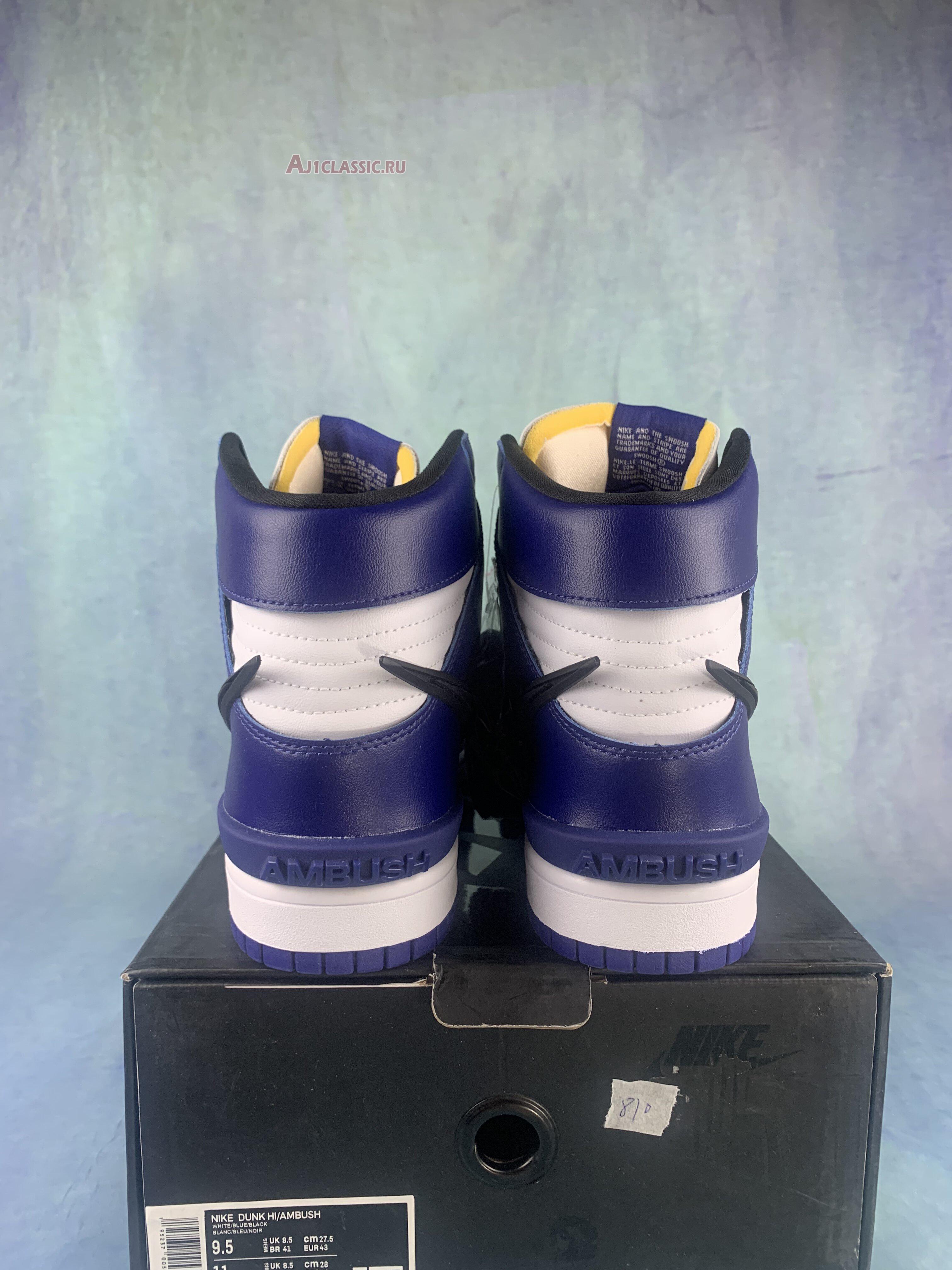 New AMBUSH x Nike Dunk High "Deep Royal" CU7544-400-2 Shoes