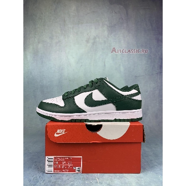 Nike Dunk Low Michigan State DD1391-101-2 White/Team Green/White/Total Orange Mens Womens Shoes