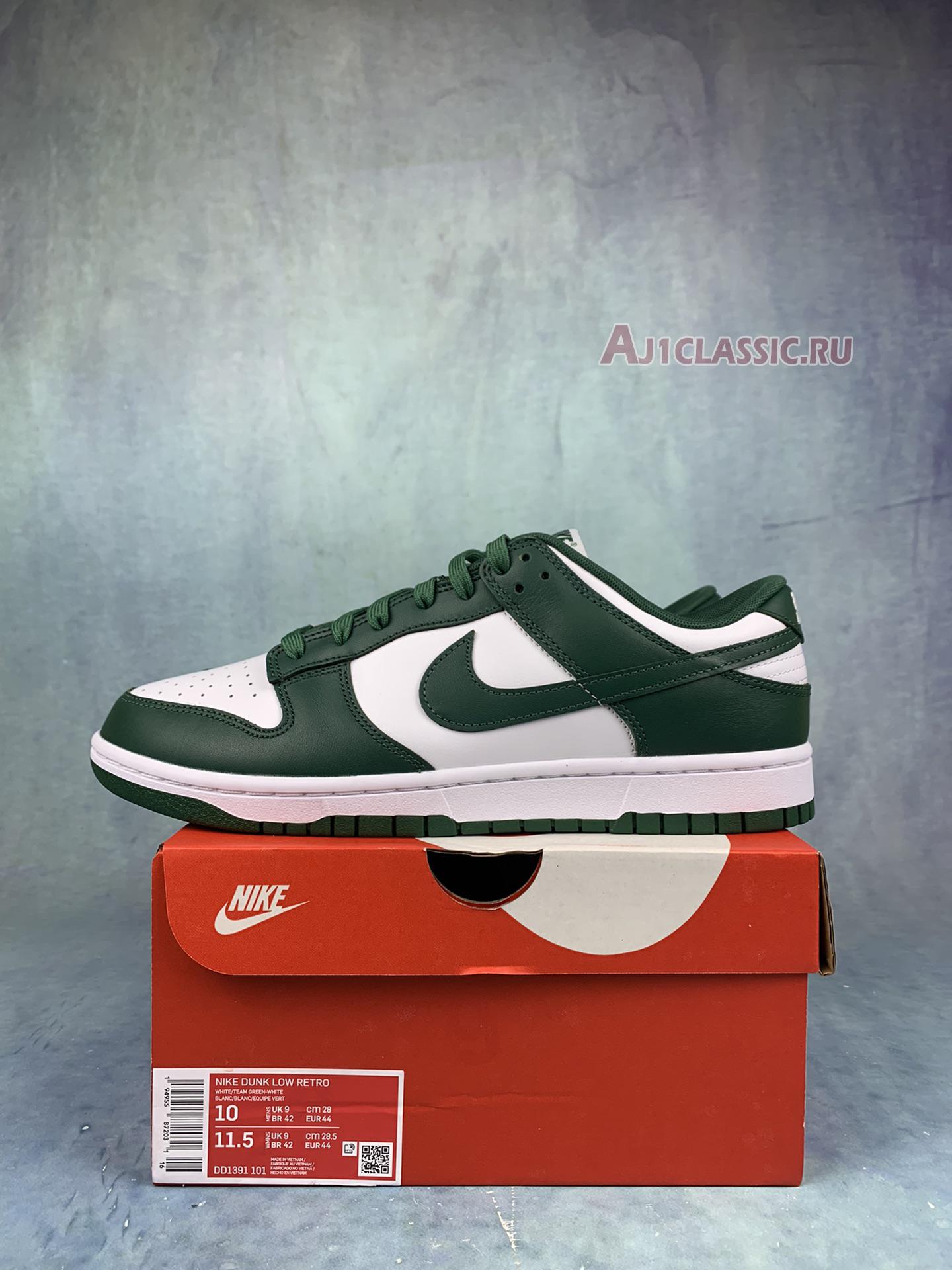 New Nike Dunk Low "Michigan State" DD1391-101-2 Shoes