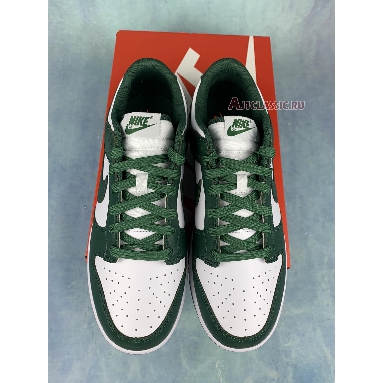 Nike Dunk Low Michigan State DD1391-101-2 White/Team Green/White/Total Orange Mens Womens Shoes