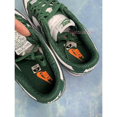 Nike Dunk Low Michigan State DD1391-101-2 White/Team Green/White/Total Orange Mens Womens Shoes