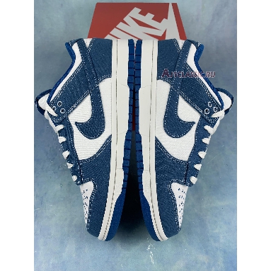 Nike Dunk Low SE Sashiko - Industrial Blue DV0834-101 Summit White/Summit White/Industrial Blue/Industrial Blue Mens Womens Shoes