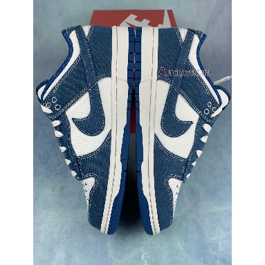 Nike Dunk Low SE Sashiko - Industrial Blue DV0834-101 Summit White/Summit White/Industrial Blue/Industrial Blue Mens Womens Shoes