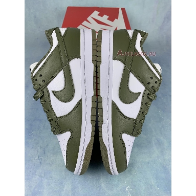 Nike Dunk Low Medium Olive DD1503-120-2 White/Medium Olive-White Mens Womens Shoes