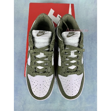 Nike Dunk Low Medium Olive DD1503-120-2 White/Medium Olive-White Mens Womens Shoes