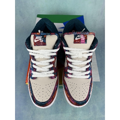 Parra x Nike Dunk Low Pro SB Abstract Art DH7695-600 Fire Pink/Gym Red/Mocha/White/Royal Blue/Black Mens Womens Shoes