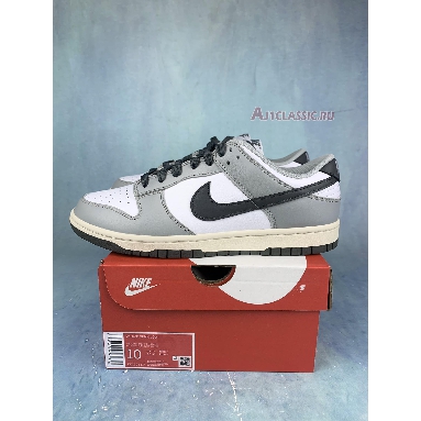 Nike Dunk Low Light Smoke Grey DD1503-117-3 White/Light Smoke Grey-Black Mens Womens Shoes