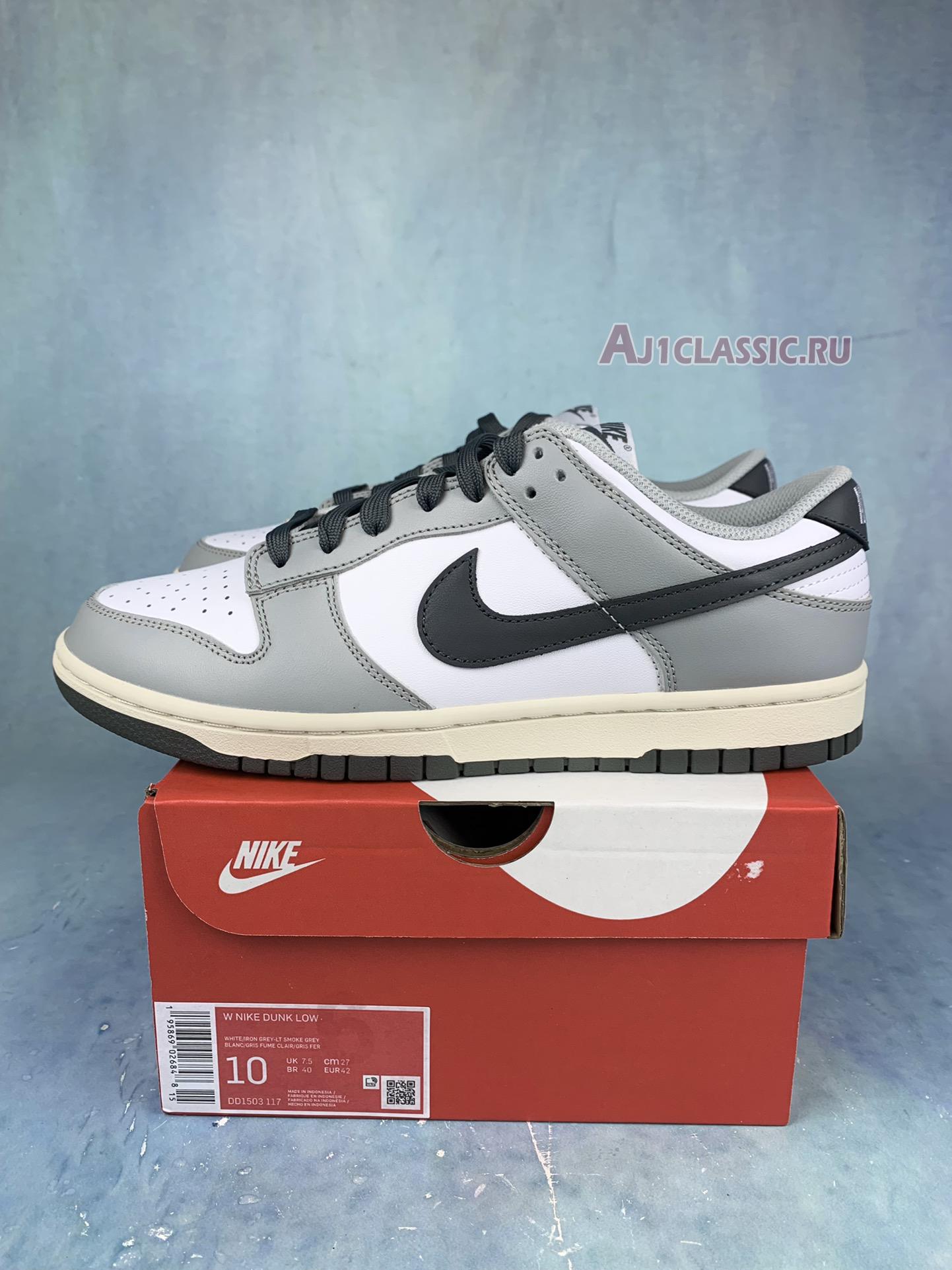 New Nike Dunk Low "Light Smoke Grey" DD1503-117-3 Shoes