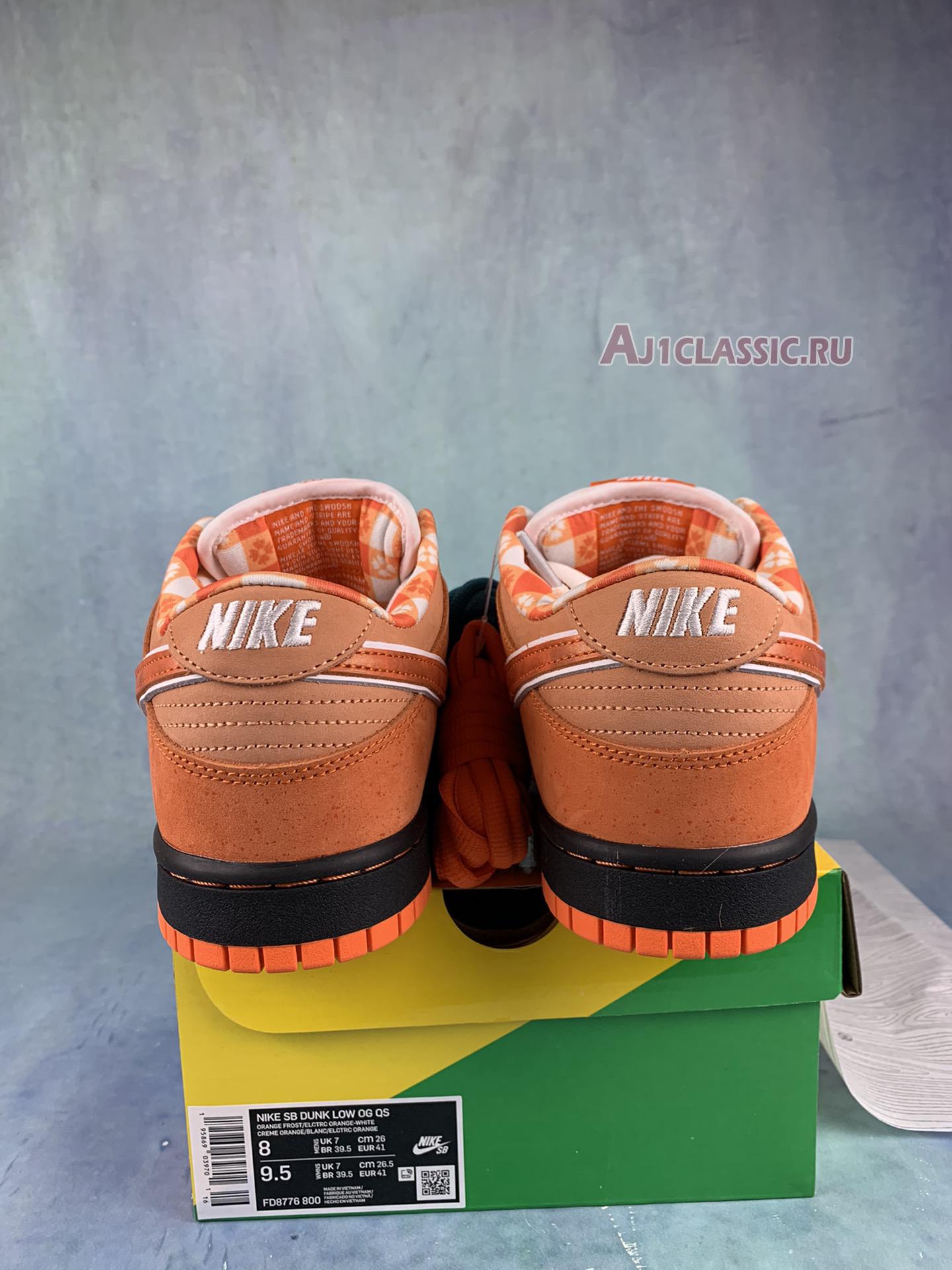 New Concepts x Nike SB Dunk Low "Orange Lobster" FD8776-800-2 Shoes