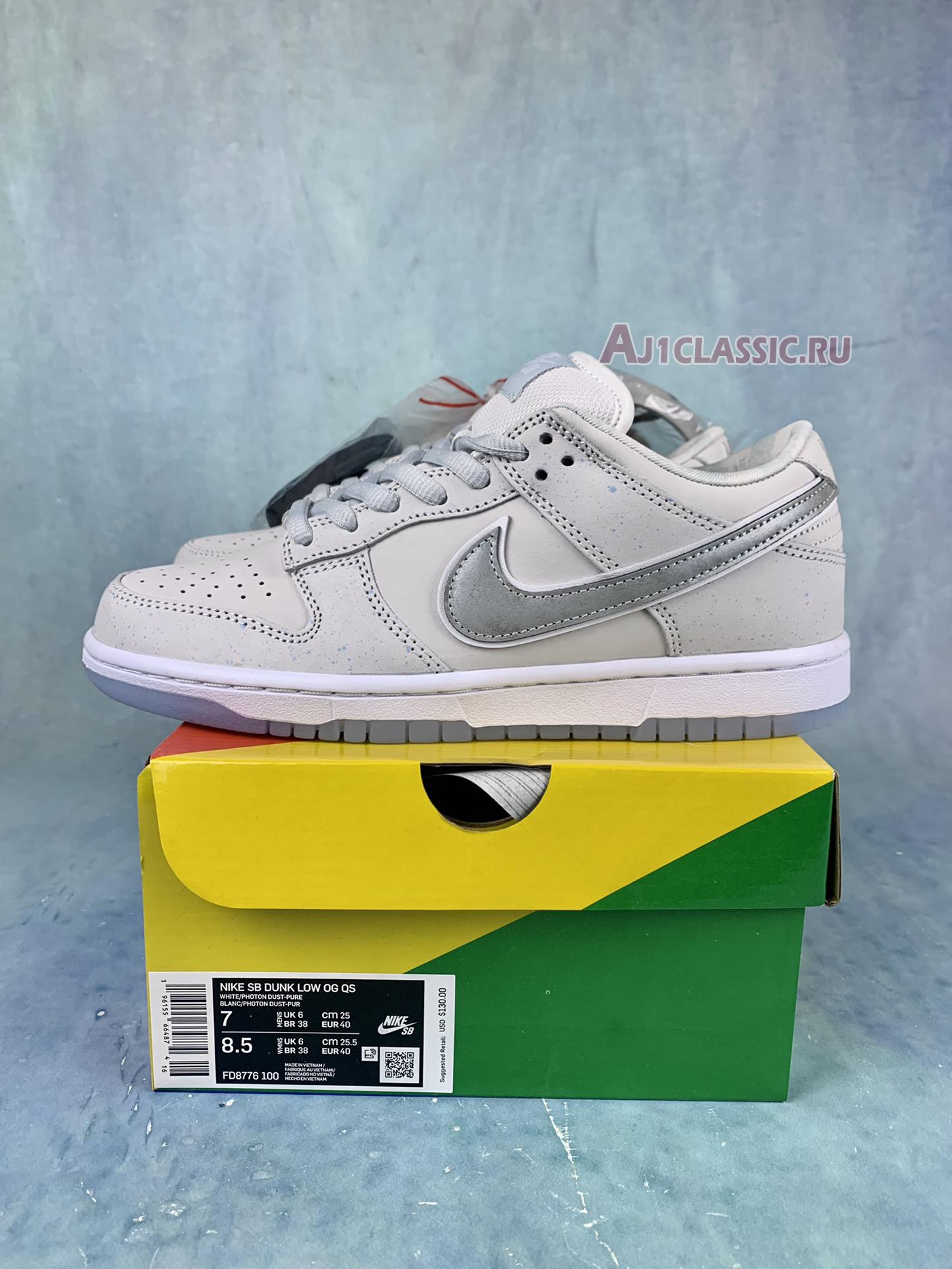 New Concepts x Nike Dunk Low OG SB QS "White Lobster" Friends & Family FD8776-100 Shoes