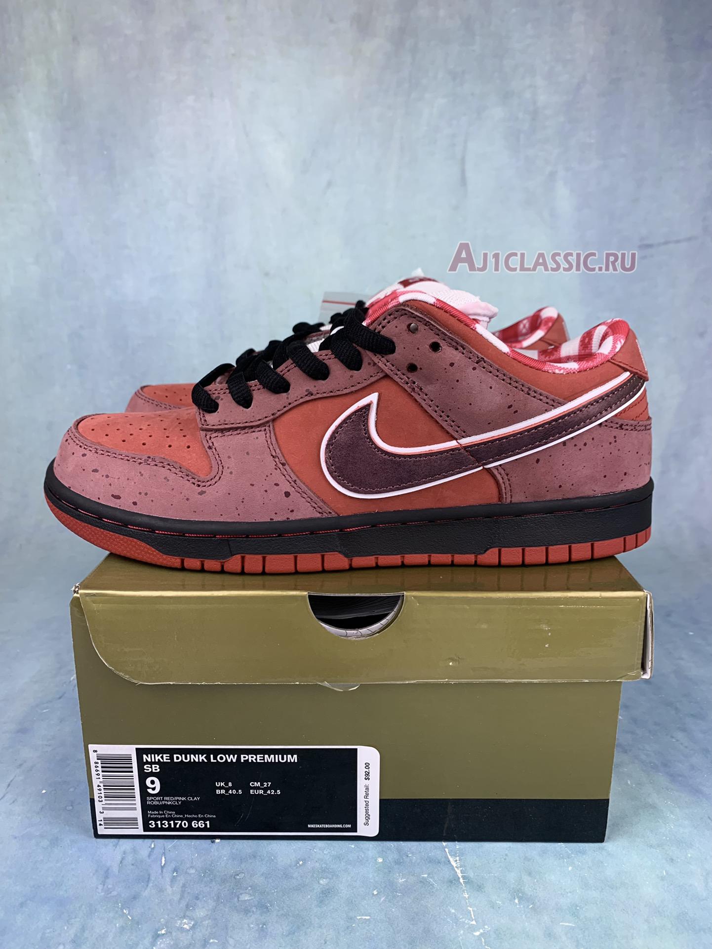 New Nike SB Dunk Low "Red Lobster" 313170-661-3 Shoes