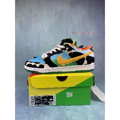 Ben & Jerrys x Nike Dunk Low SB Chunky Dunky CU3244-100-2 White/Lagoon Pulse/Black/University Gold Sneakers