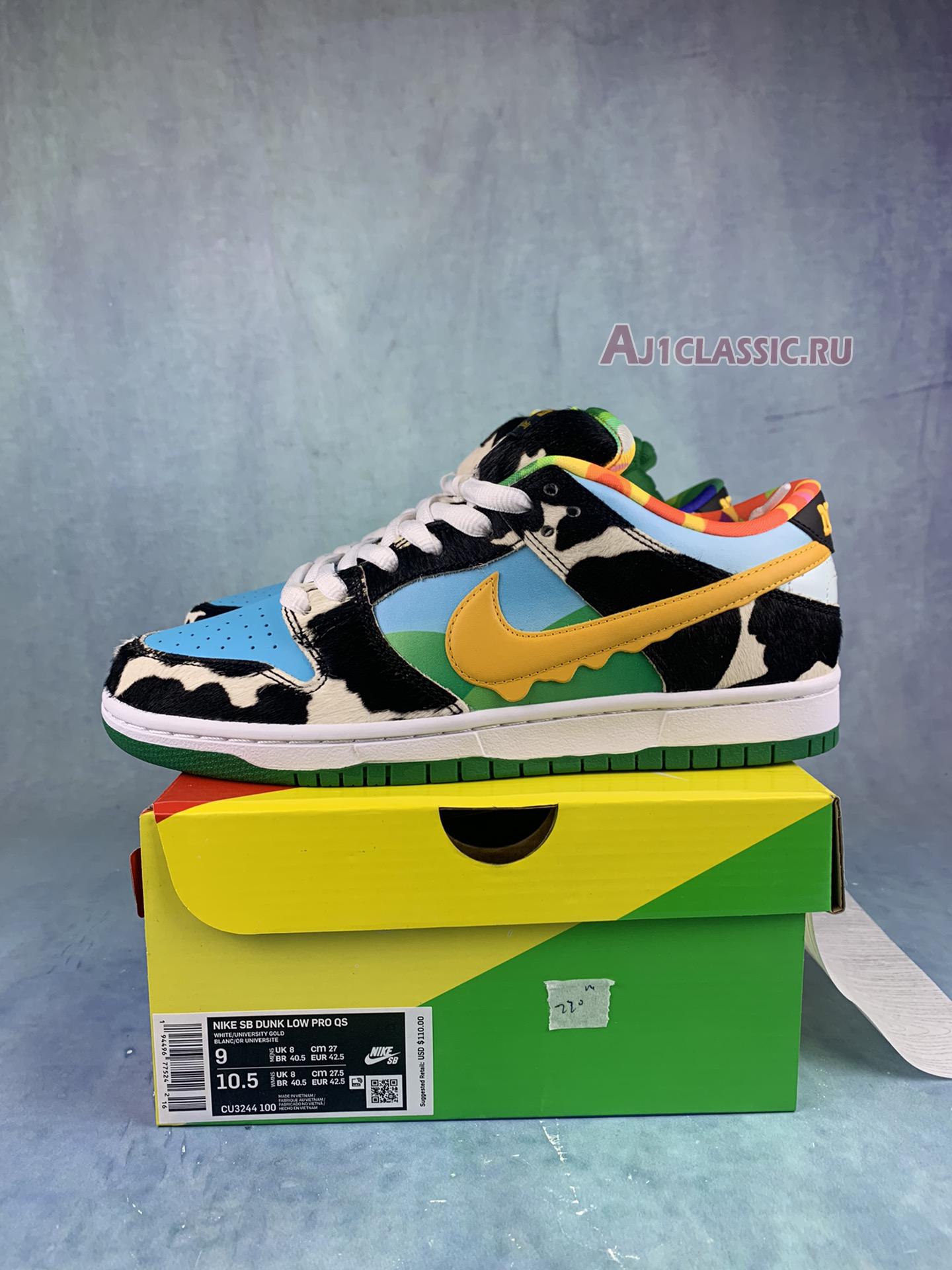 New Ben & Jerrys x Nike Dunk Low SB "Chunky Dunky" CU3244-100-2 Shoes