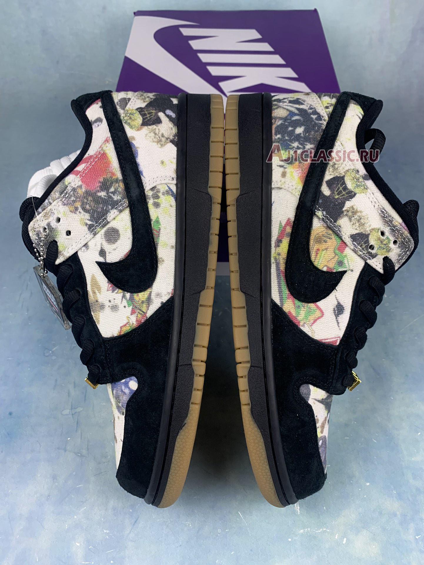 New Supreme x Nike SB Dunk Low "Rammellzee" FD8778-001 Shoes