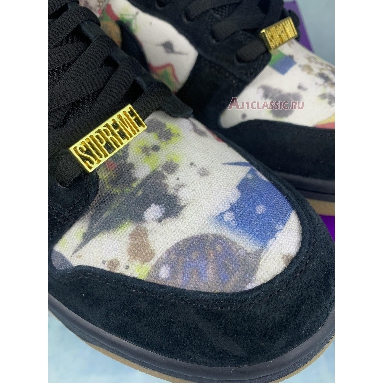 Supreme x Nike SB Dunk Low Rammellzee FD8778-001 Black/Black/Multi-Color Sneakers